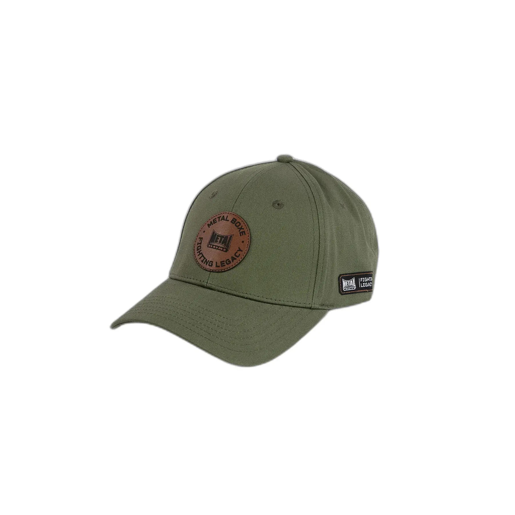 Baseballcap mit Leder-Patch Metal Boxe