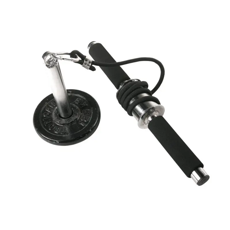 Metal Boxe Barre de musculation Andrieu, Noir, Taille 40,00x9,00x7,50 cm