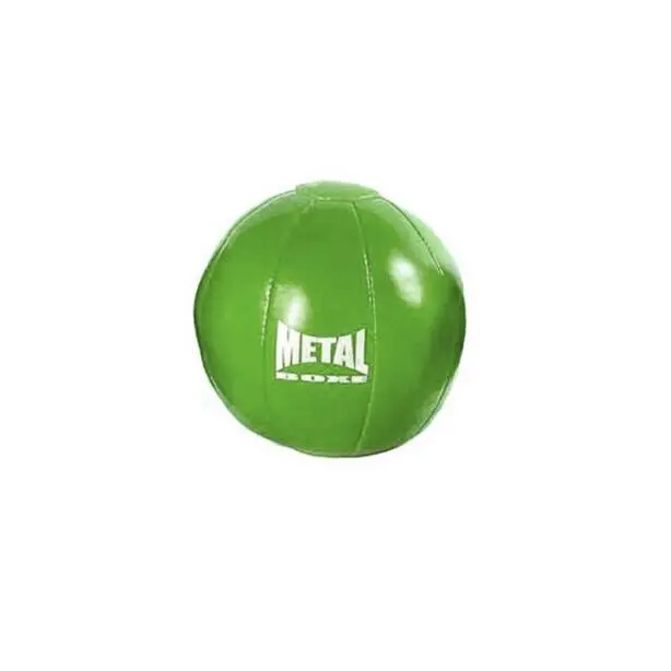 Metal Boxe Medecine ball , Vert, Taille 2 Kg