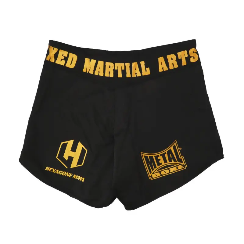 Short de boxe femme Metal Boxe Hexagone