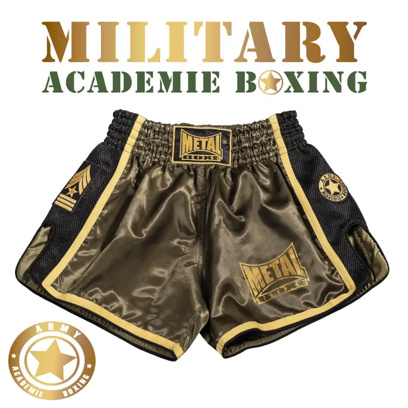 Metal Boxe Beige Short De Boxe Thaï/Kick Extrem