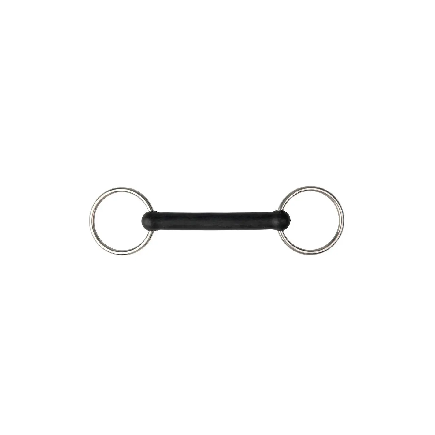 Meilleurs prix pour Mors 2 anneaux pour cheval avec caoutchouc Metalab