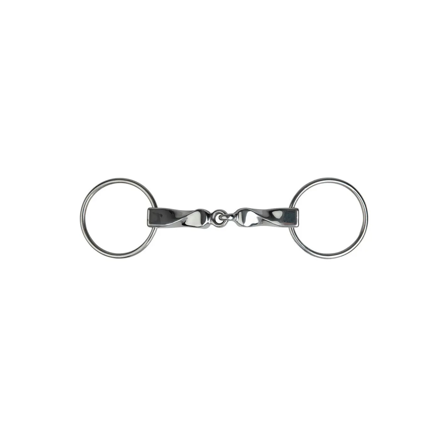 Comparer les prix de Mors 2 anneaux pour cheval torsadé plein Metalab Magic System