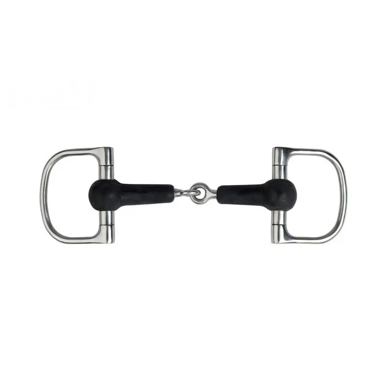 Meilleurs prix pour Mors verdun pour cheval avec caoutchouc Metalab