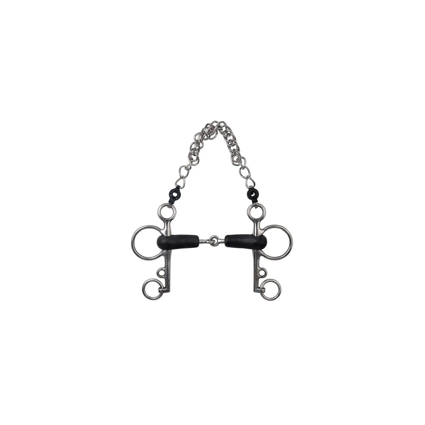 Comparer les prix de Pelham pour cheval avec caoutchouc brisé Metalab