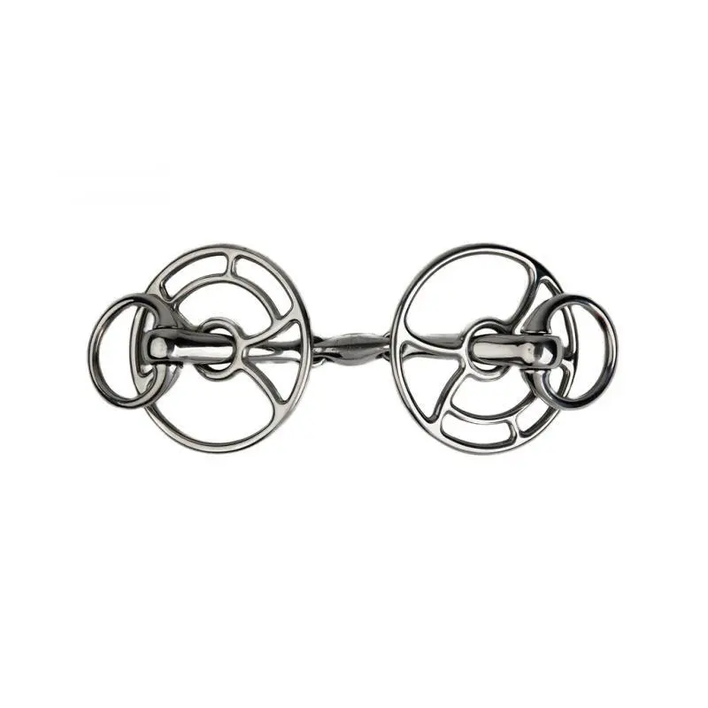 Comparer les prix de Mors releveur pour cheval double brisure Metalab JW