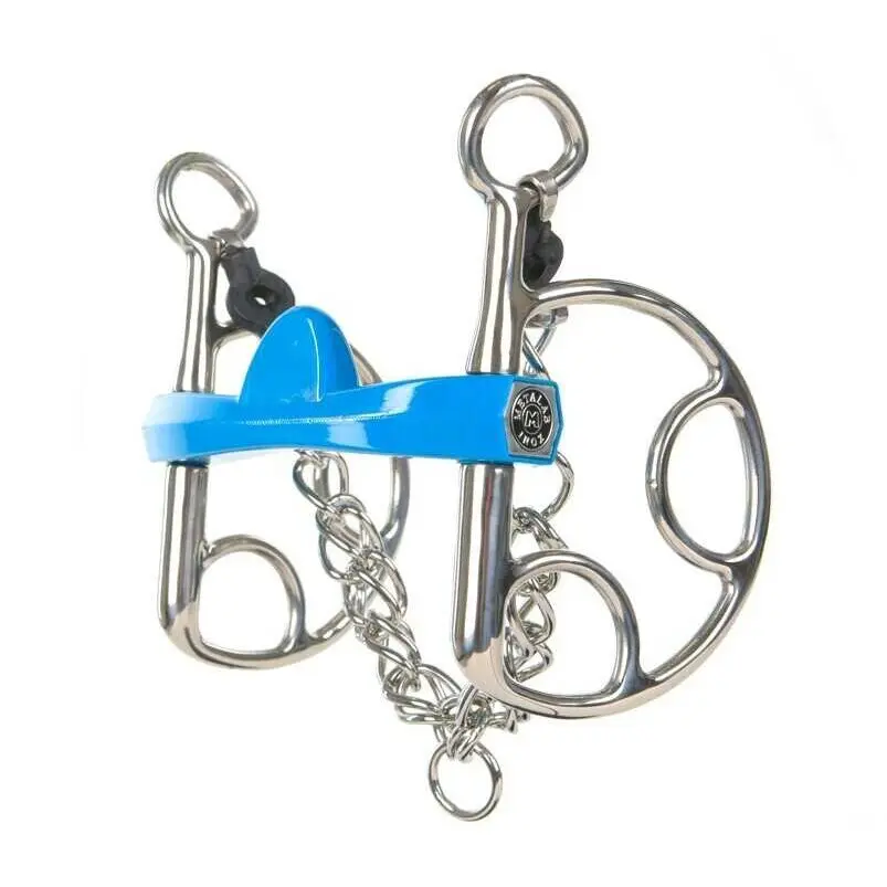 Meilleurs prix pour Mors espagnol pour cheval flexi demi-lune Metalab