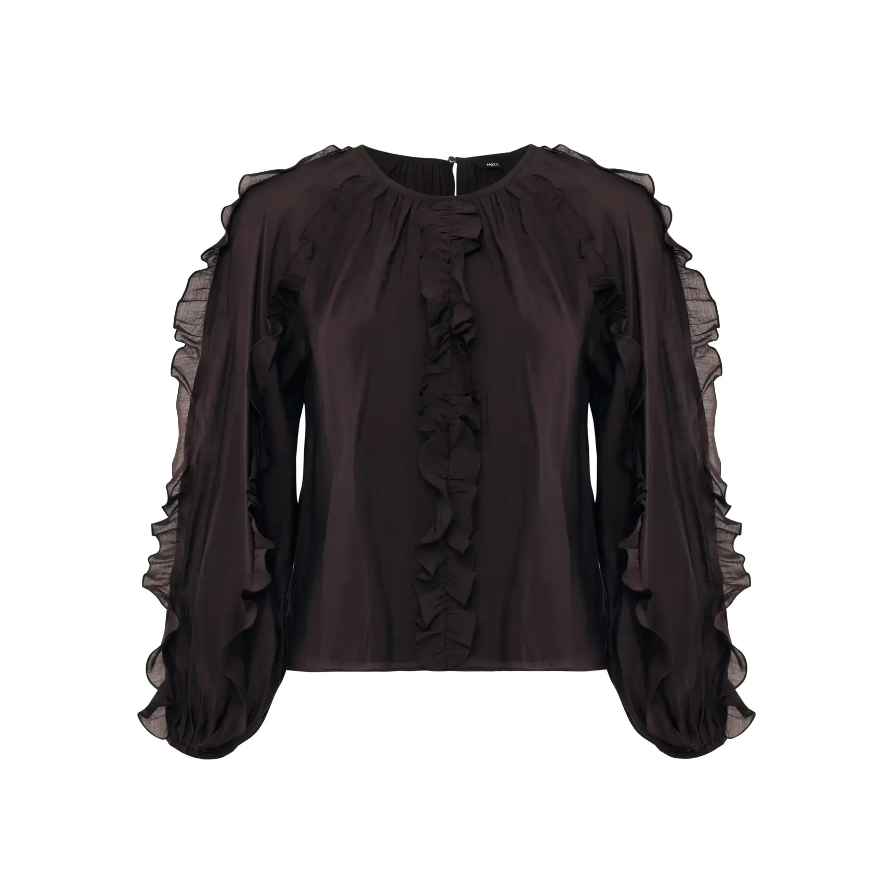 Bluse mit Rüschen, Damen Mexx