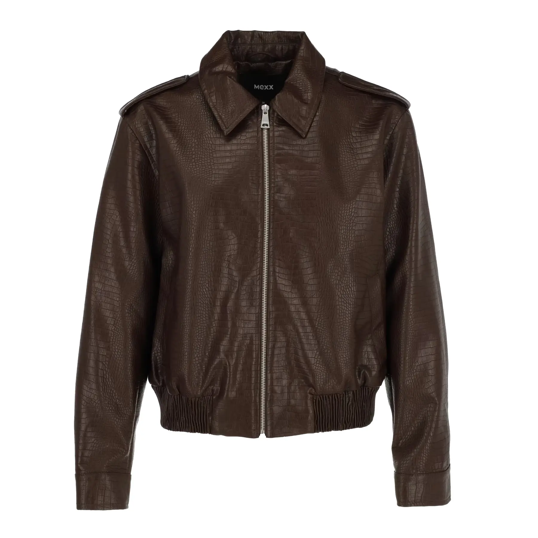 Lederjacke Damen Mexx Croco