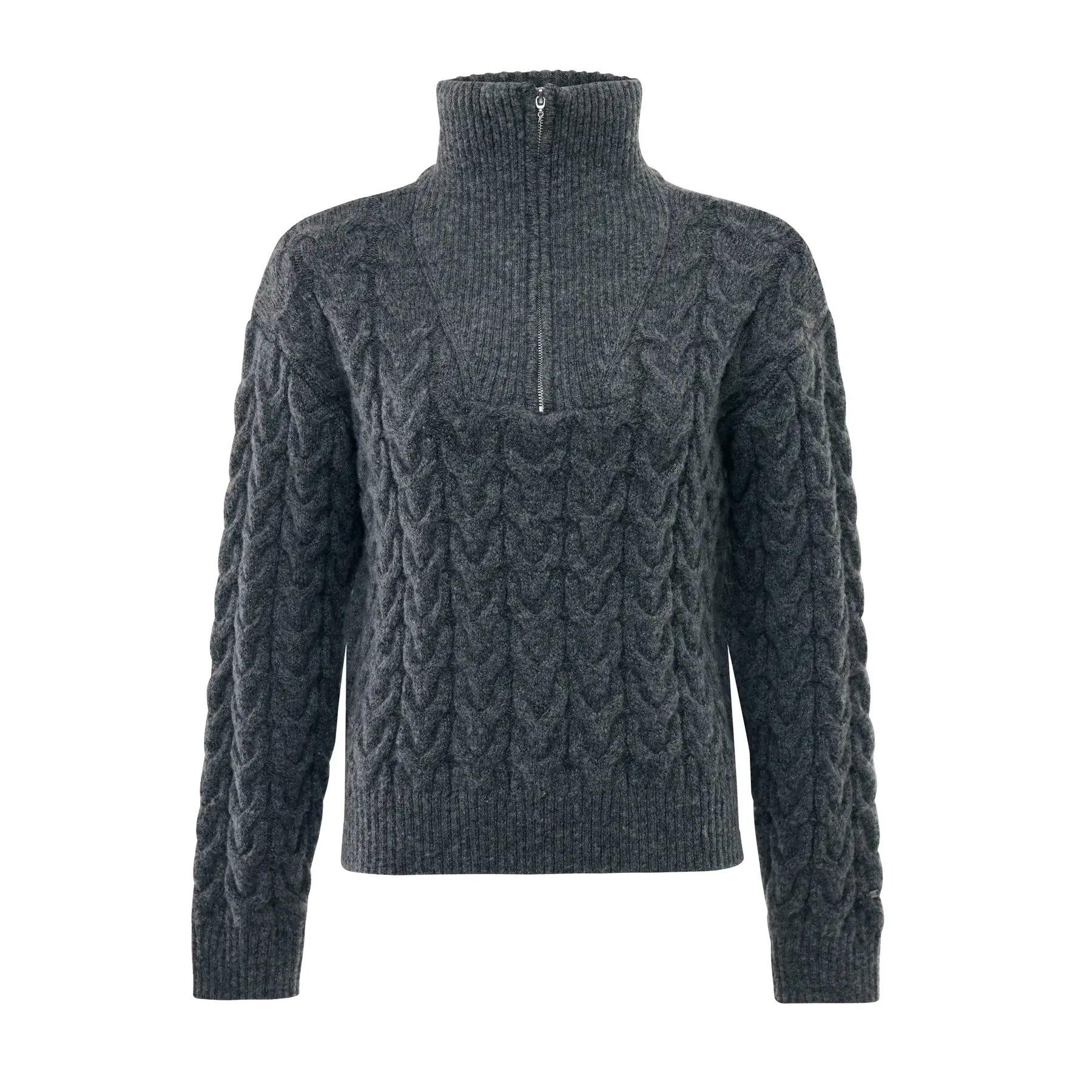 Pullover 1/2 Reißverschluss Damen Mexx