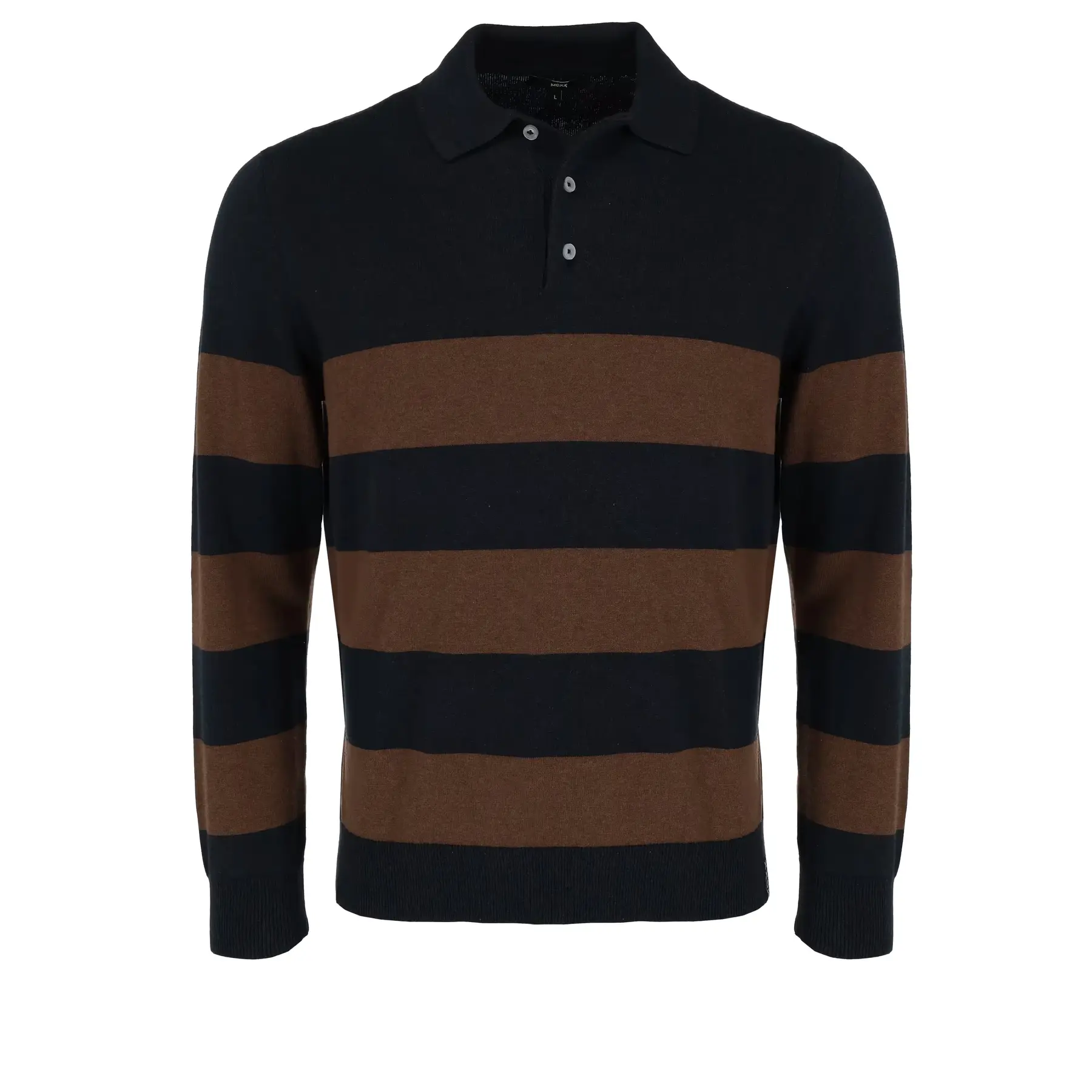 Gestricktes Poloshirt mit langen Ärmeln Mexx
