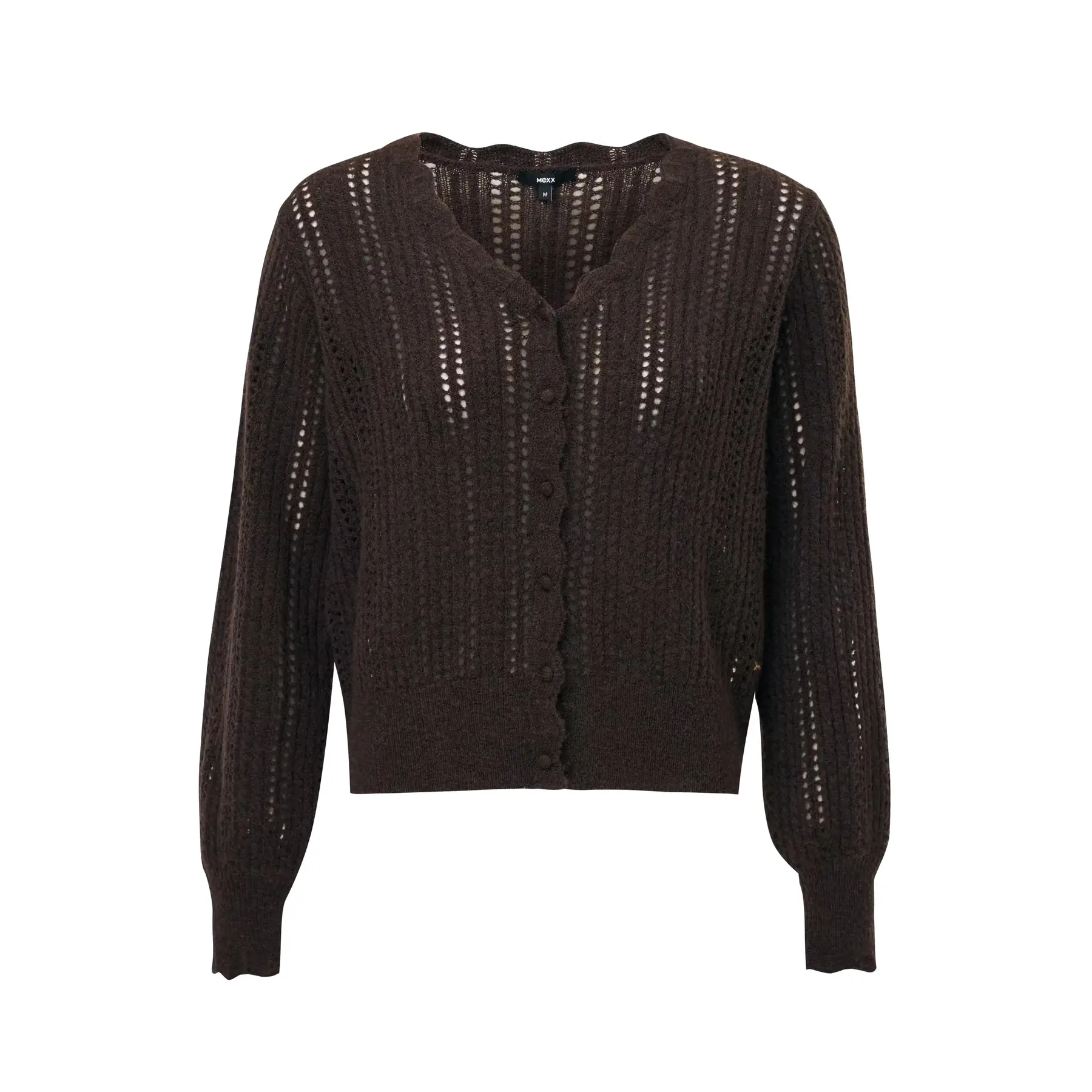 Damen Strickjacke mit Lochmuster Mexx