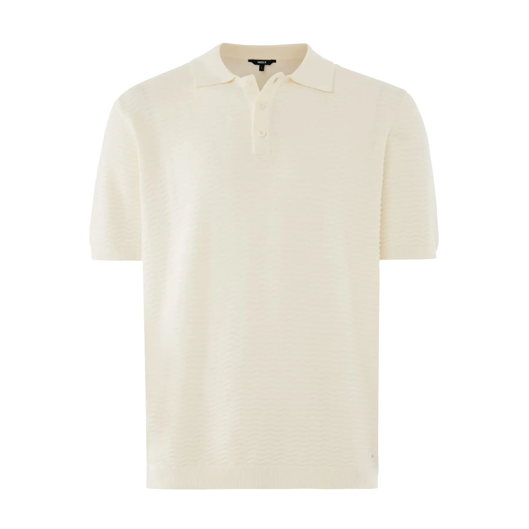 Polo Motiv Wellen Jacquard Mexx