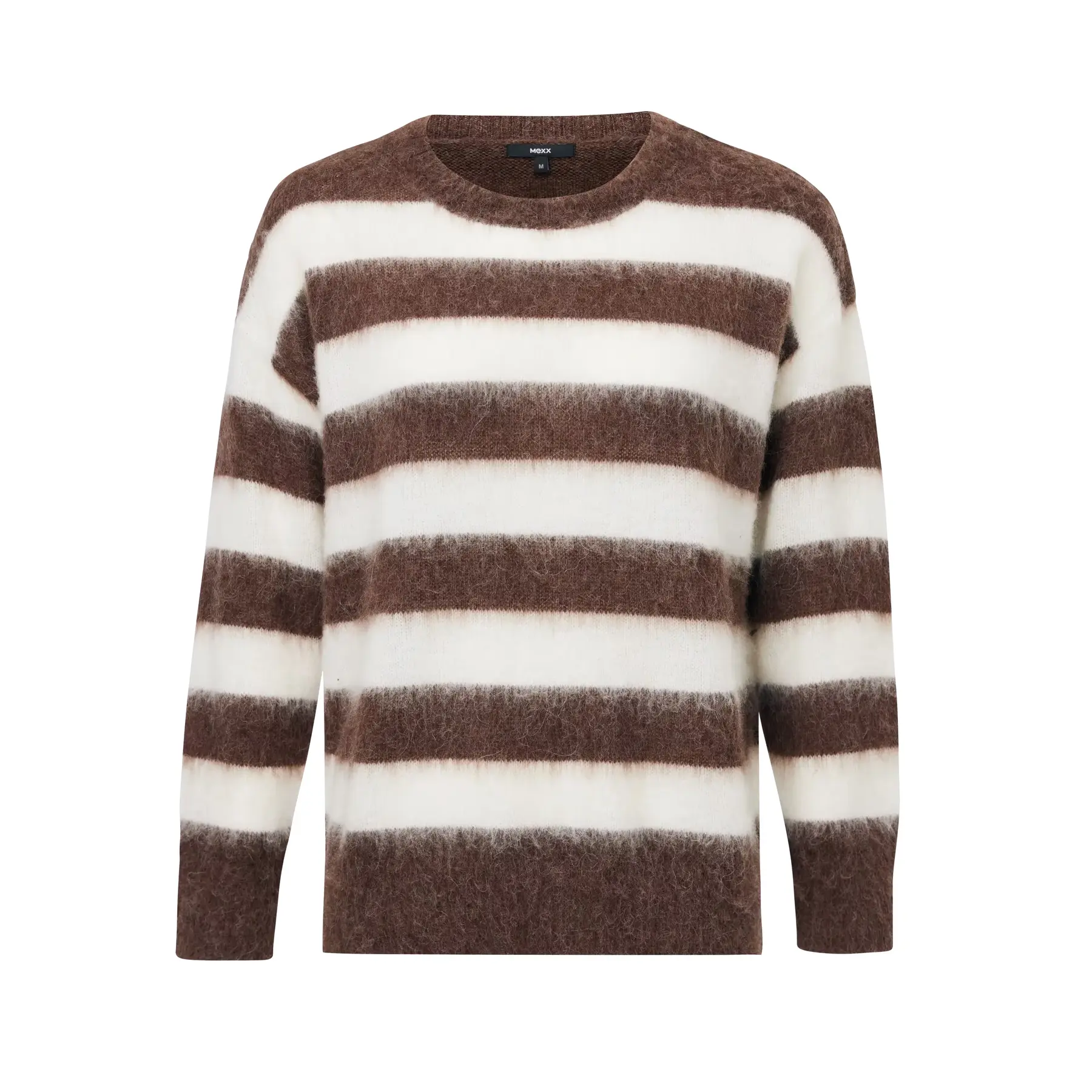 Gestreifter Wollpullover Damen Mexx