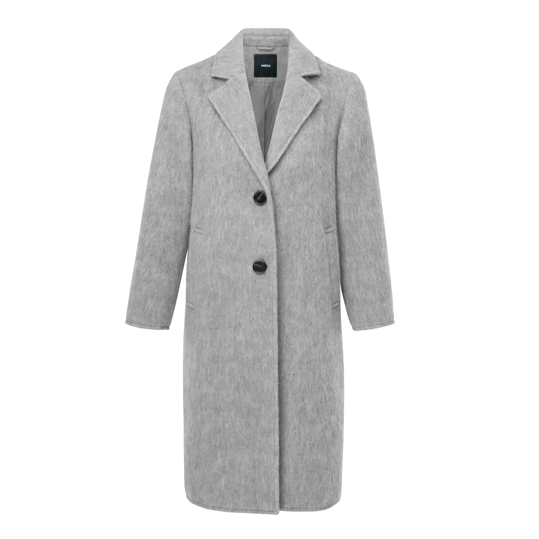Flauschiger Wollmantel Damen Mexx