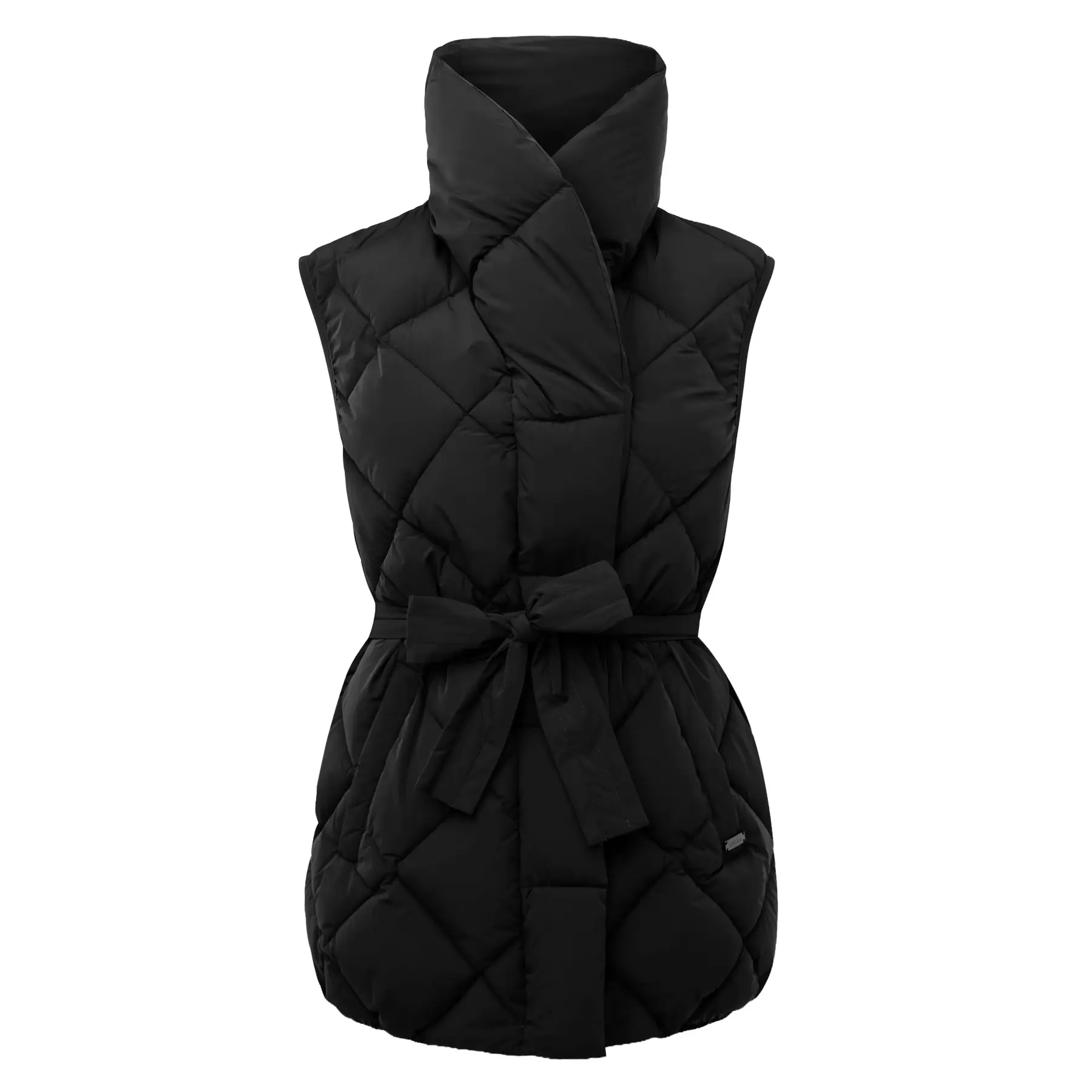 Ärmellose Steppjacke mit Stehkragen und Gürtel für Frauen Mexx