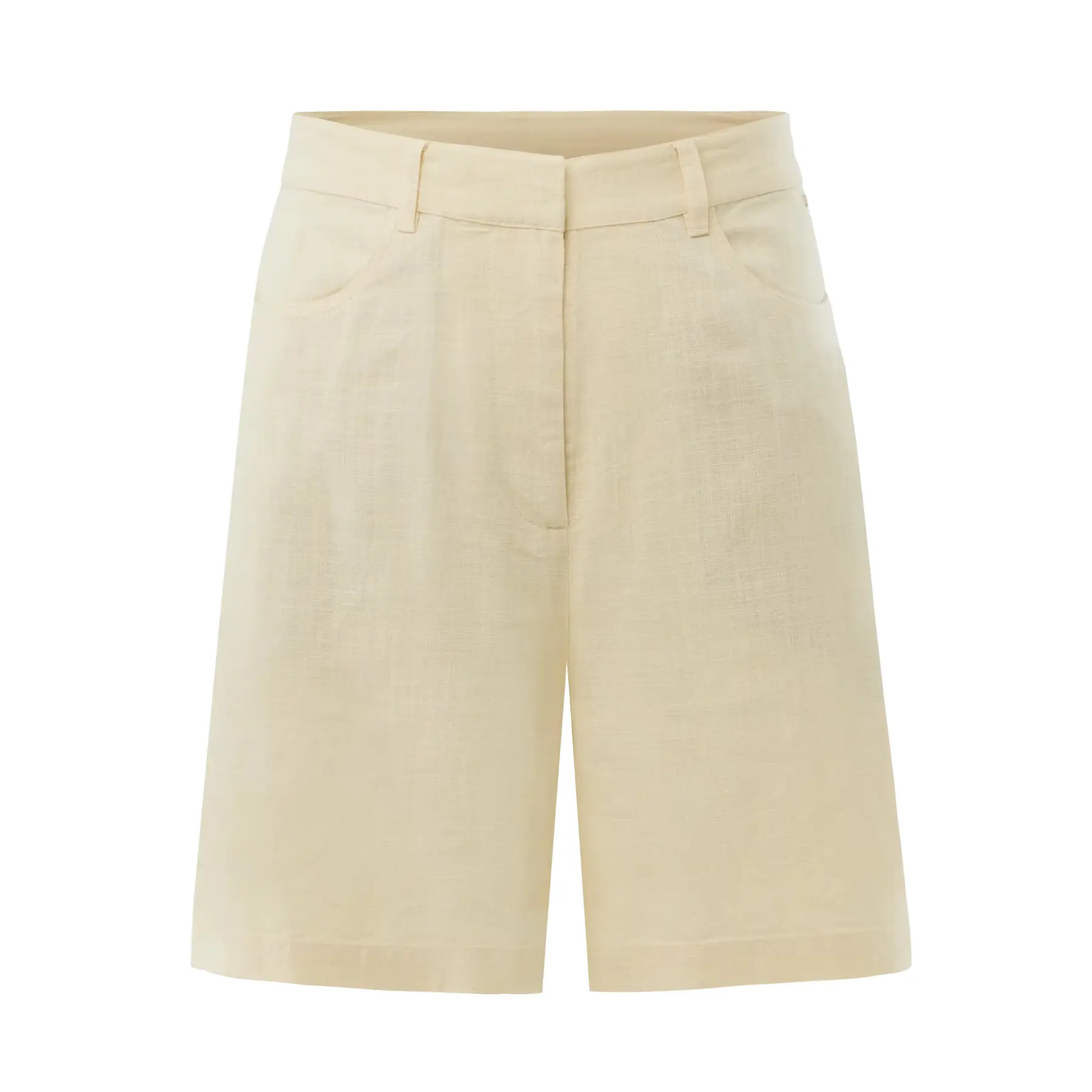 Shorts da donna in misto lino