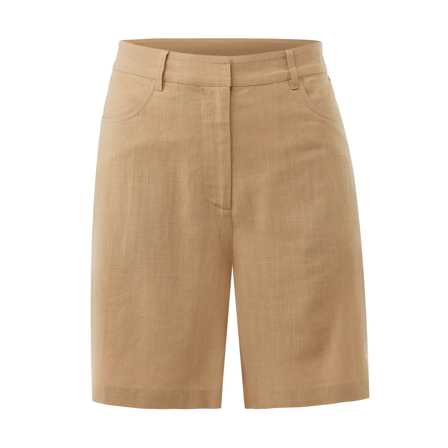Shorts da donna in misto lino