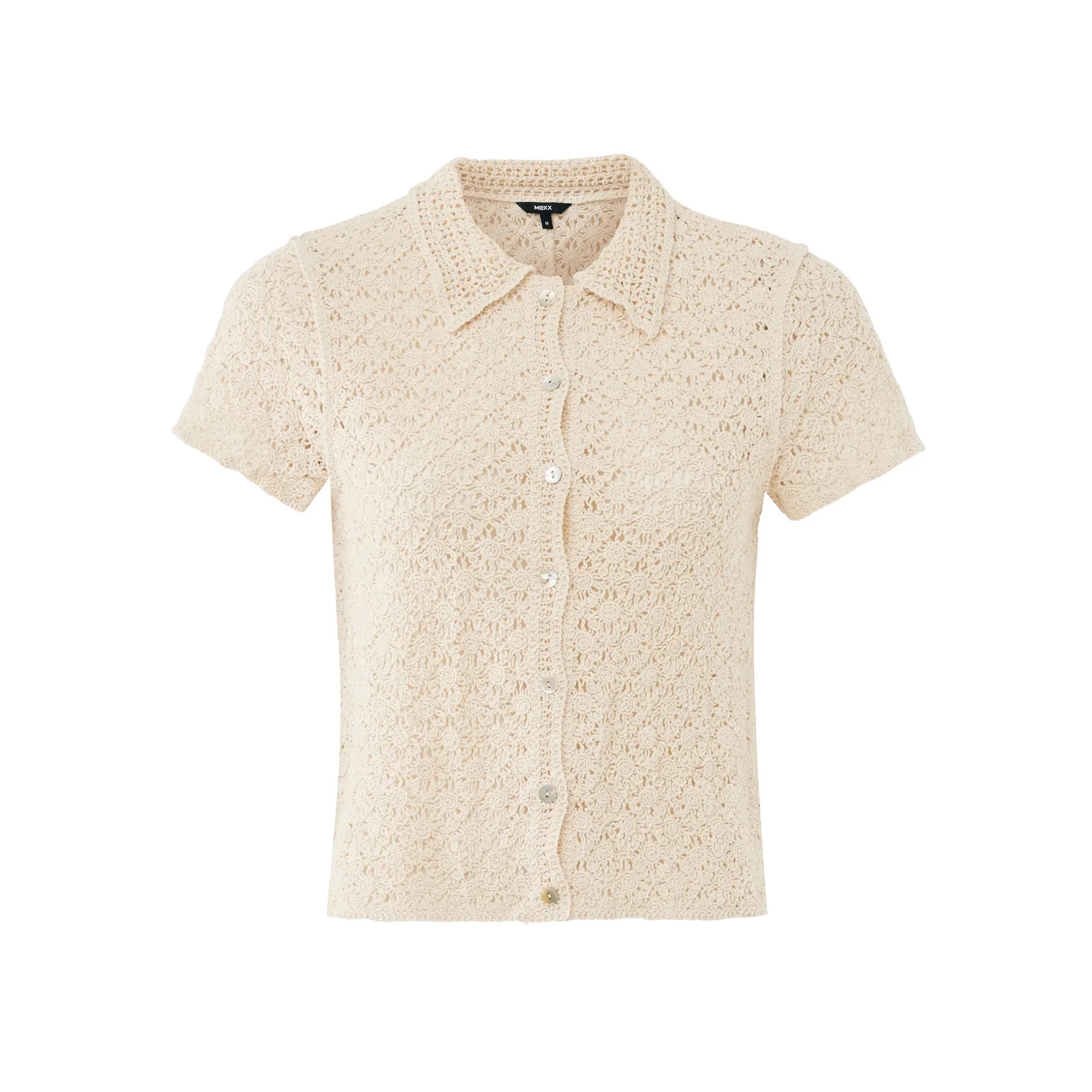 polo all'uncinetto donna
