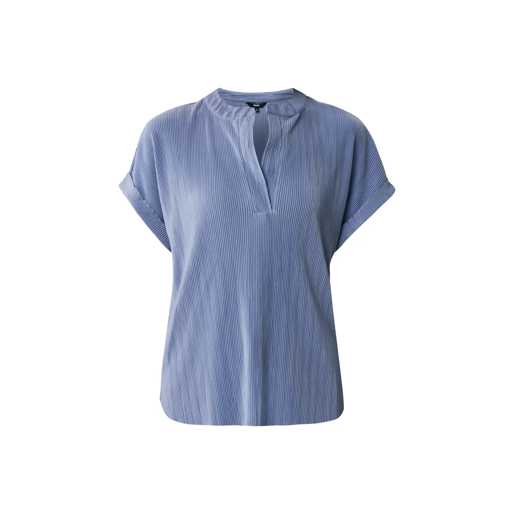Blusa con colletto alto donna