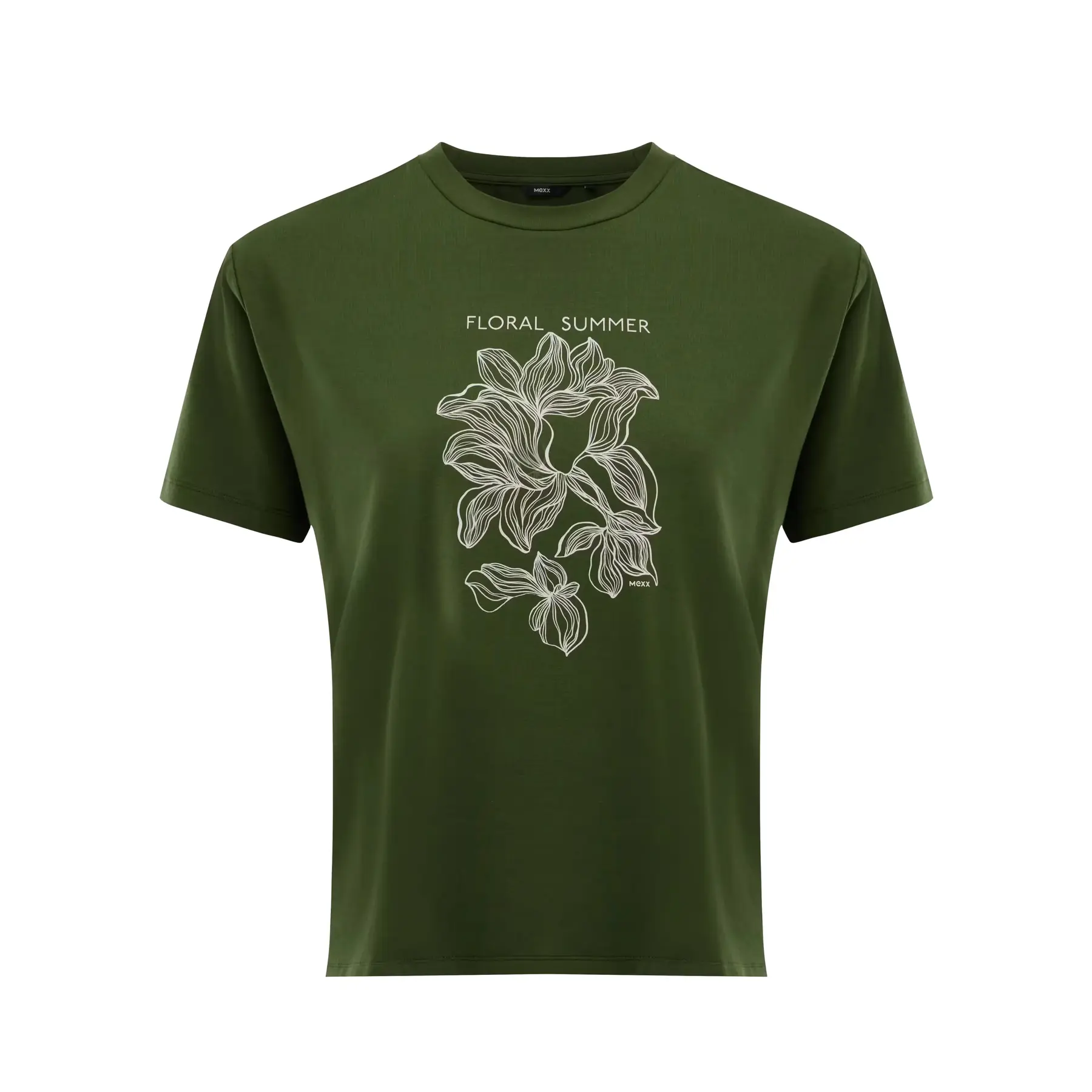 Blumen Grafik T-Shirt Damen Mexx