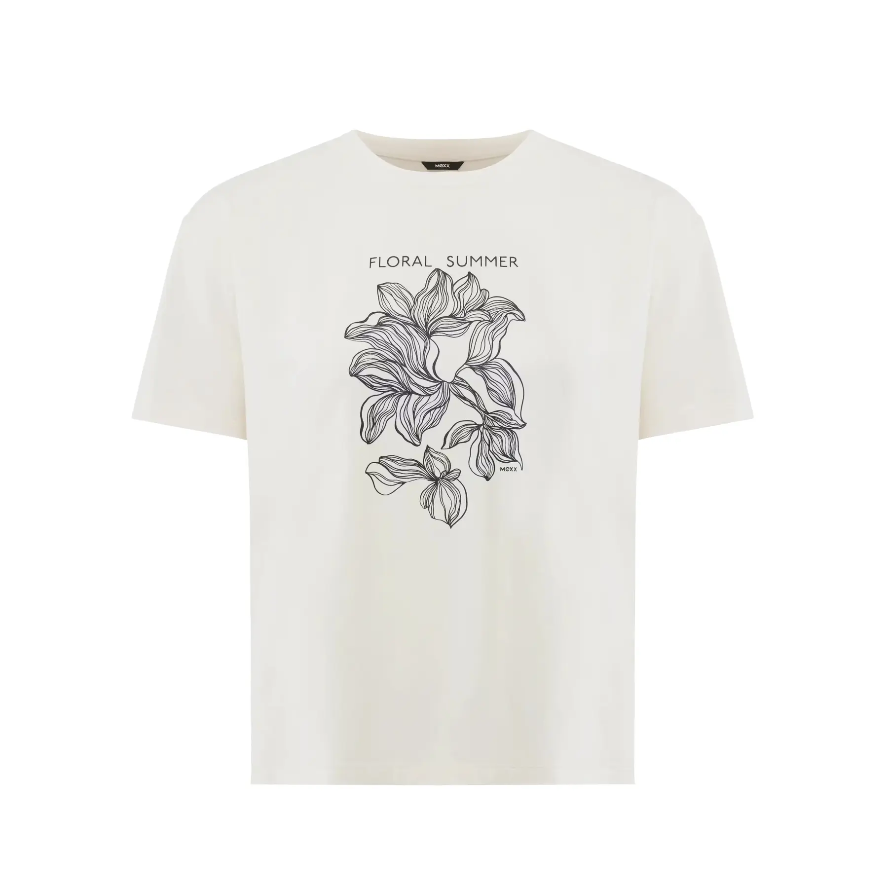 Grafisches Florales Print-T-Shirt für Frauen Mexx