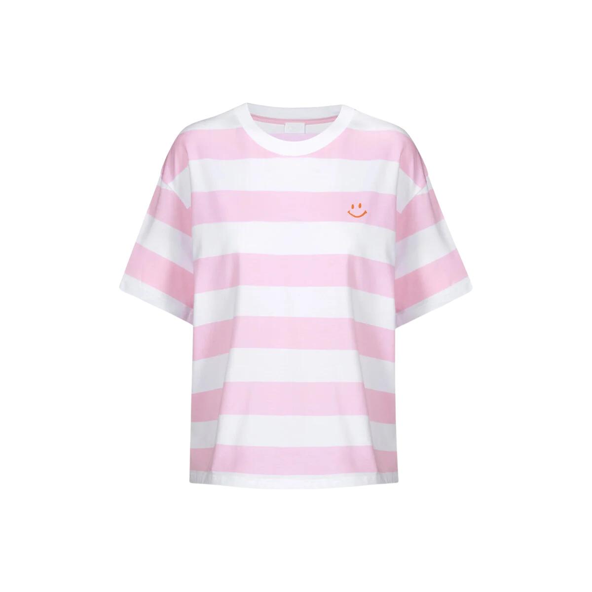 4067946119032 - T-Shirt Mey Streaked Lines