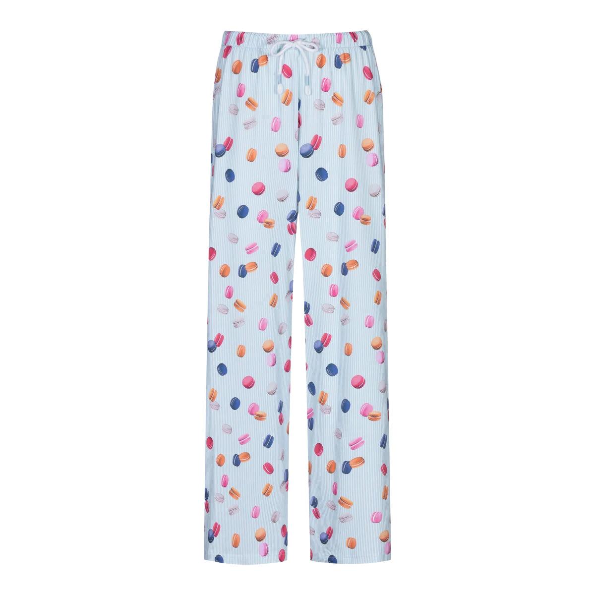 4067946120960 - Lange Damen-Pyjama-Hose Mey Flying Macarons