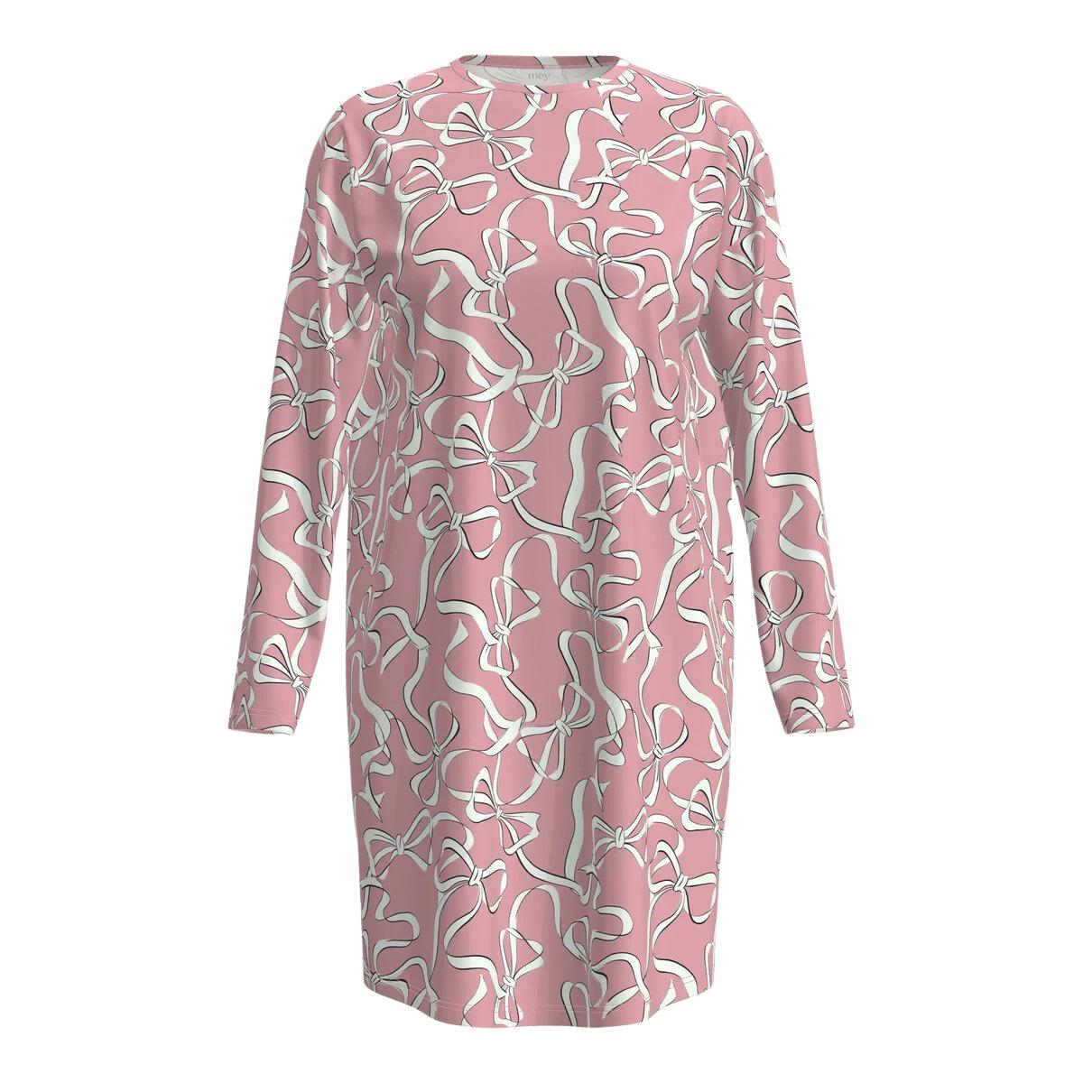 4067946124258 - Damen Nachthemd mit langen Ärmeln Mey Pretty Bows