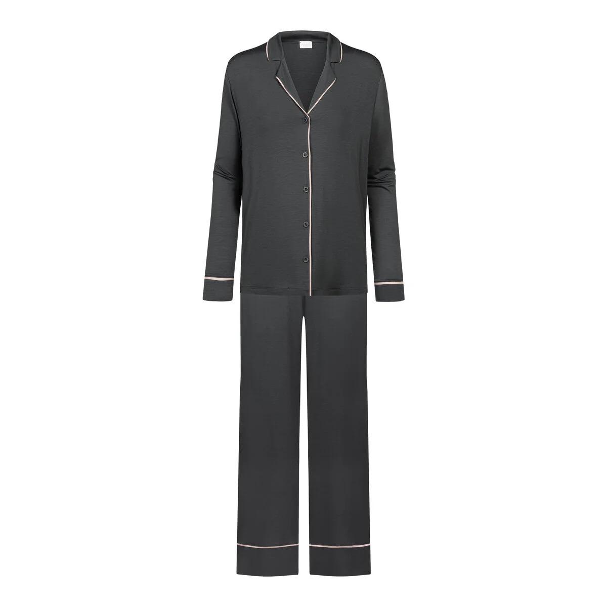 4067946081100 - Damen Schlafanzug lang Mey Pure Chic