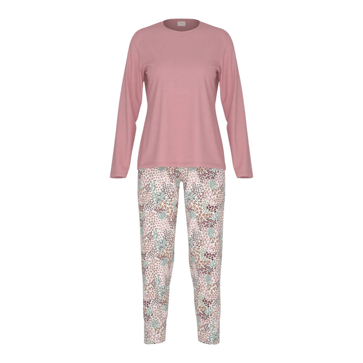 4067946105776 - Damen-Pyjama 7 8 mit langen Ärmeln Mey Flower Bed