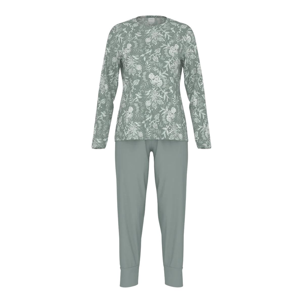 4067946101754 - Damen-Pyjama 7 8 mit langen Ärmeln Mey Painted Paisley