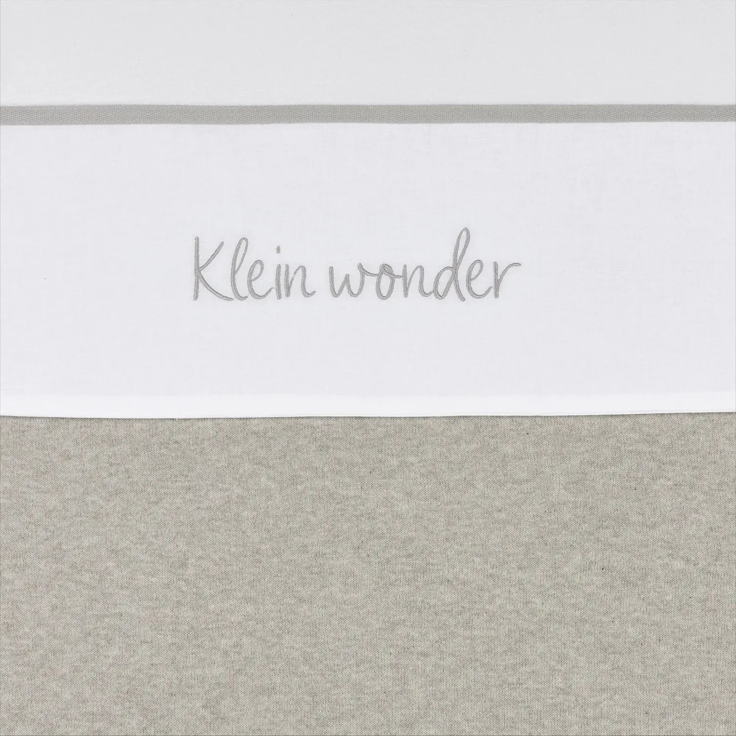 Bettlaken Baby Meyco Baby Klein Wonder Greige 100x150 Cm