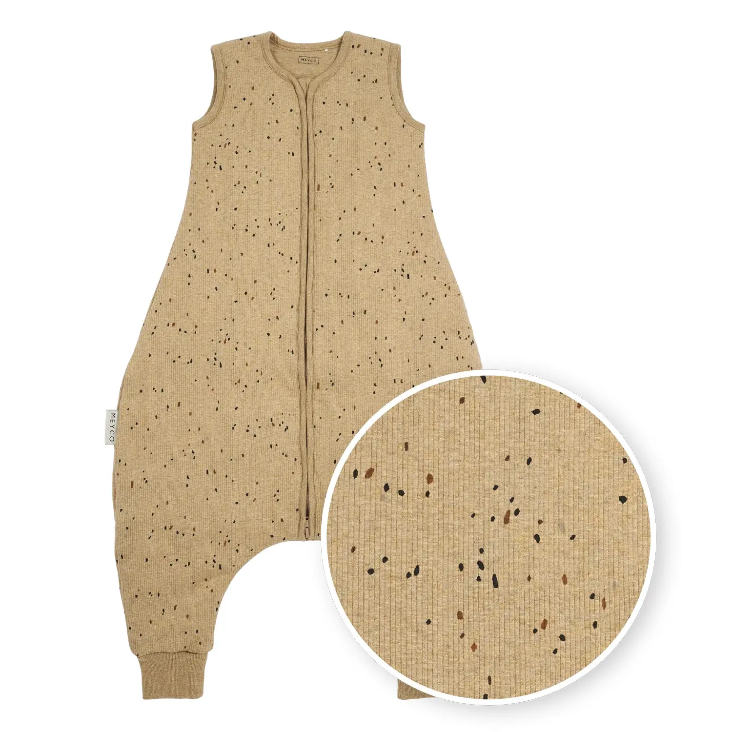 Gekochtes Baby-Schlafsack Mit Rippstruktur Meyco Baby Mini Spot