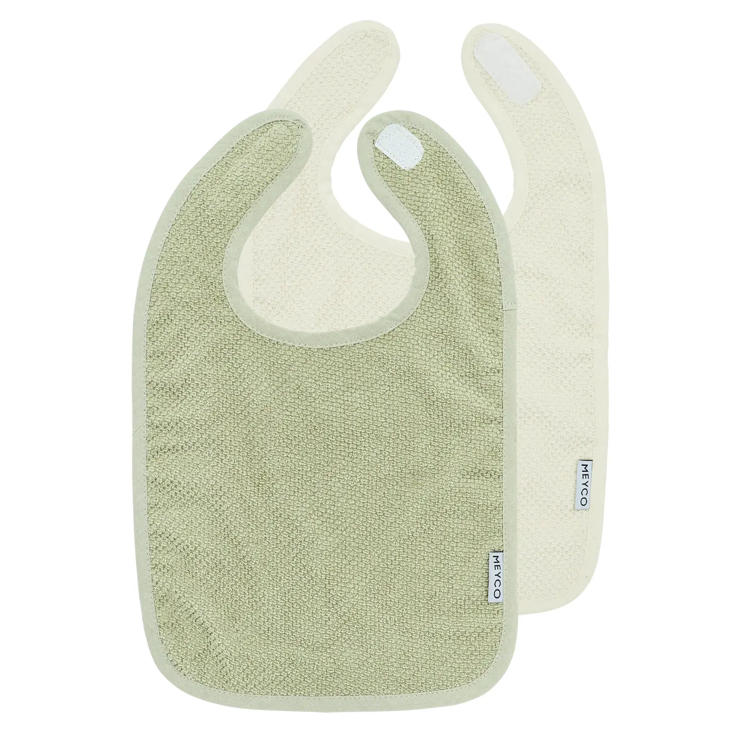 Klett-Lätzchen Baby Meyco Baby Popcorn (x2)