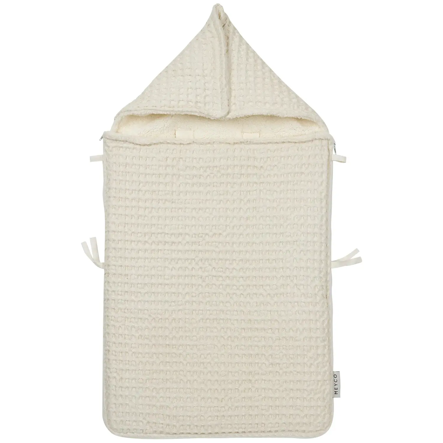 Teddy-Stoff Wickelsack Für Babywagen Baby Meyco Baby 40x82 Cm