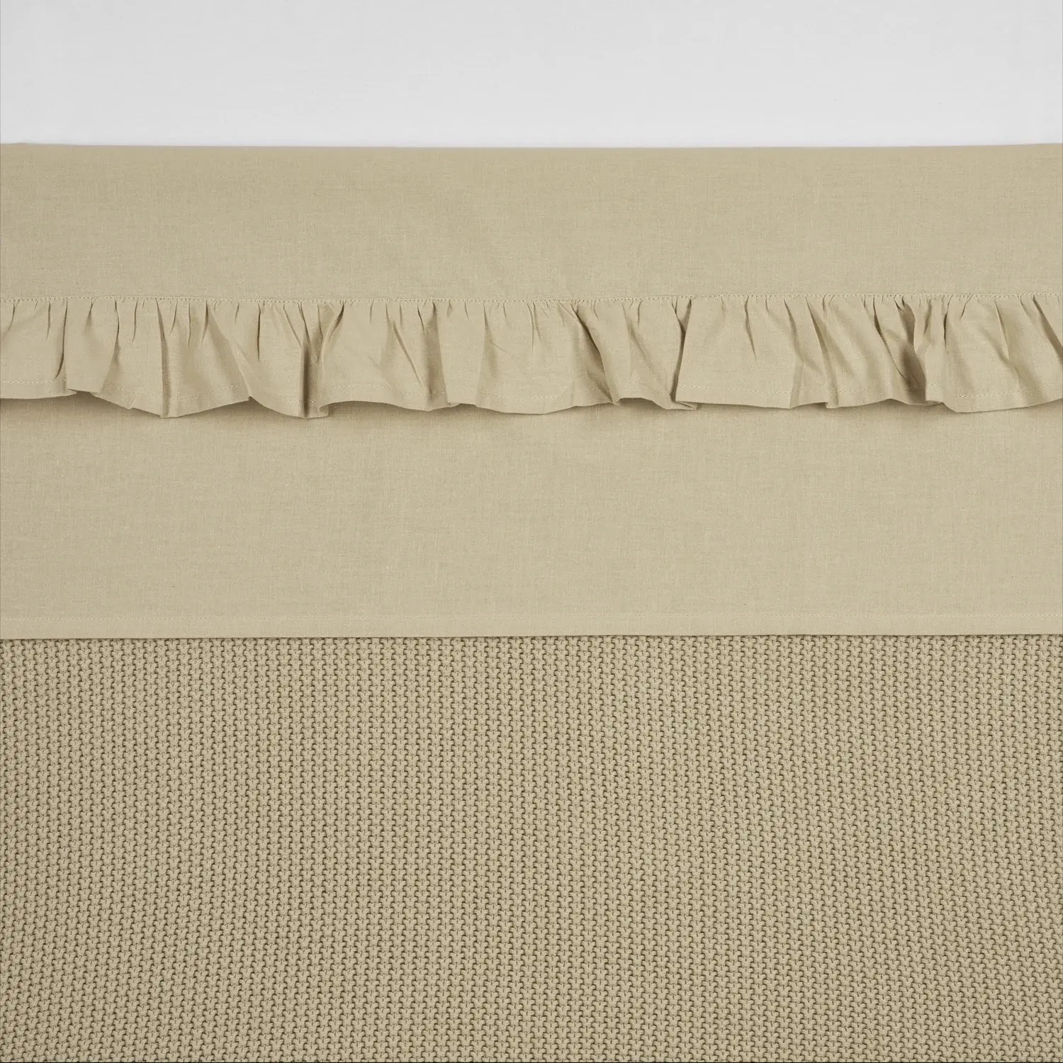 Bettlaken Baby Meyco Baby Ruffle 75x100 Cm
