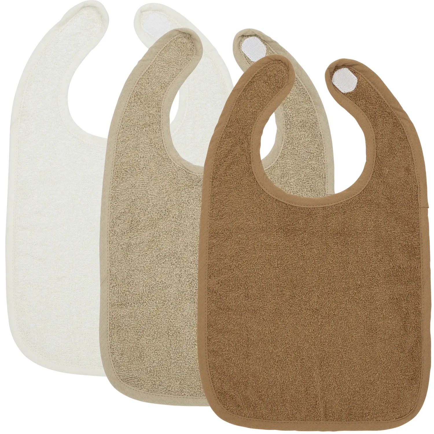 meycobaby Klittenband slabbetje baby Meyco Baby (x3)