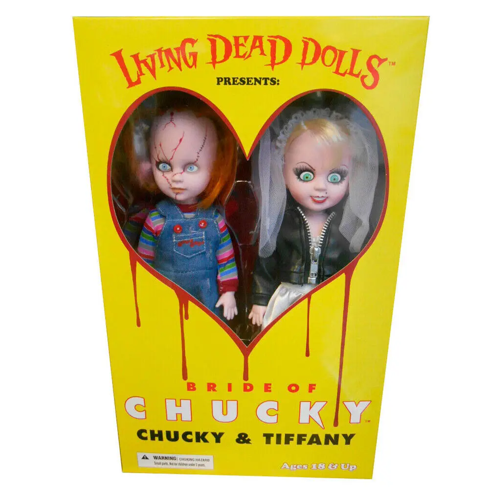 0696198942804 - Figurine Living Dead Dolls Chucky and Tifanny