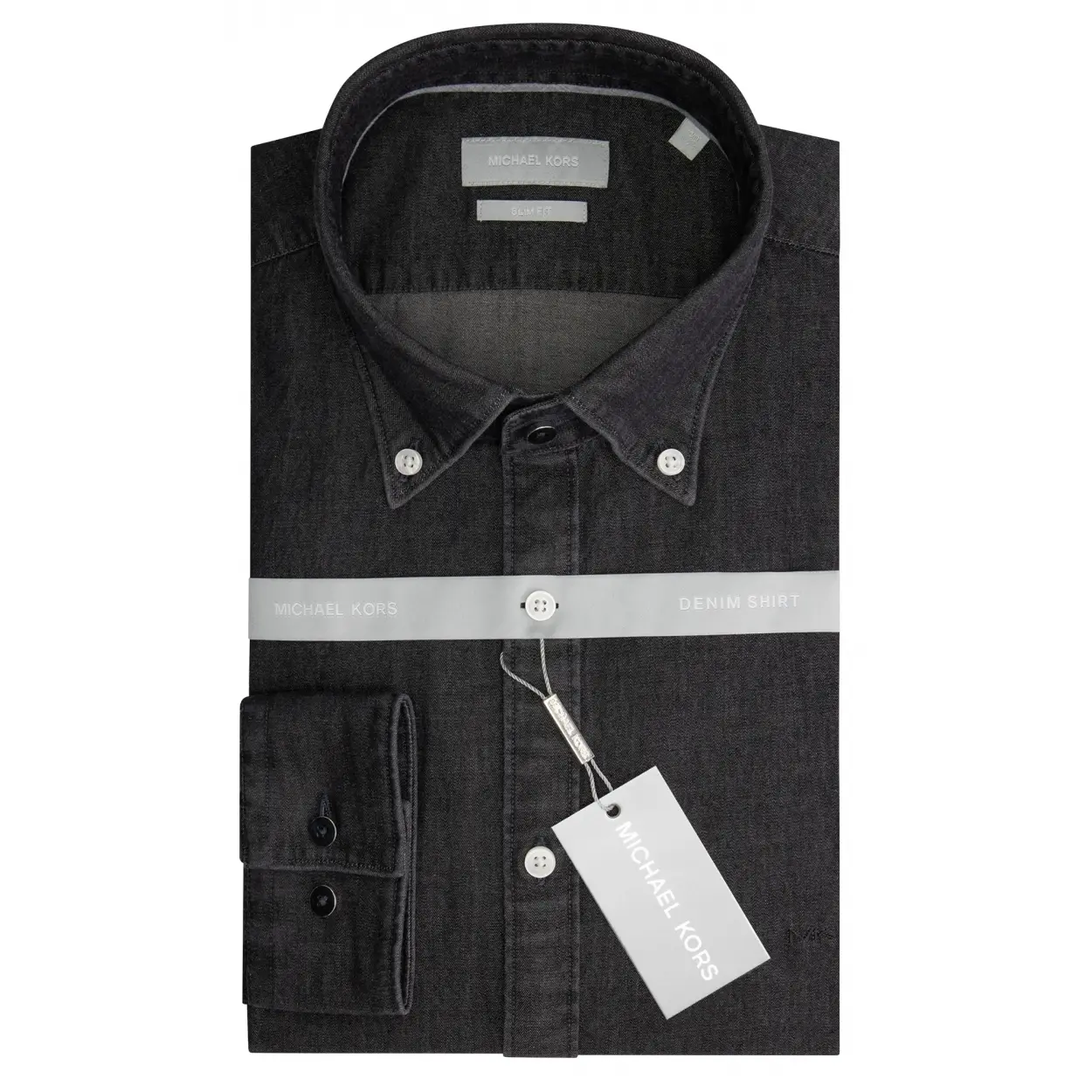 Image of Langarmshirt Michael Kors Real Indigo Slim BD