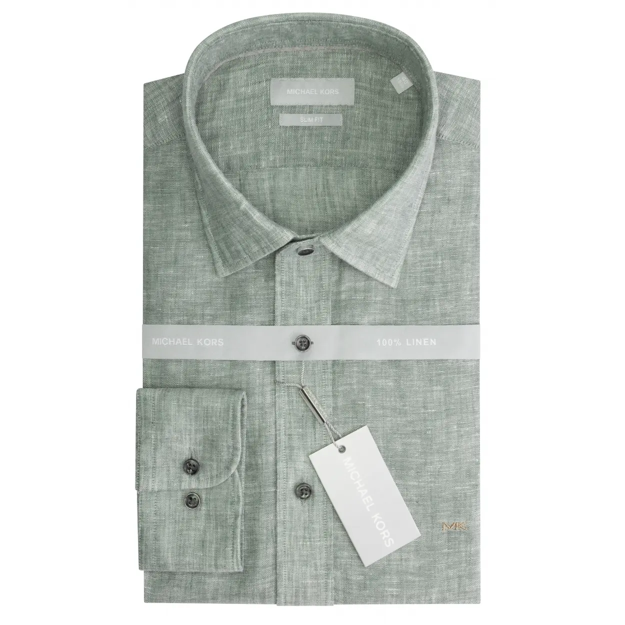 Image of Langarmshirt Michael Kors Linen Slim Flt