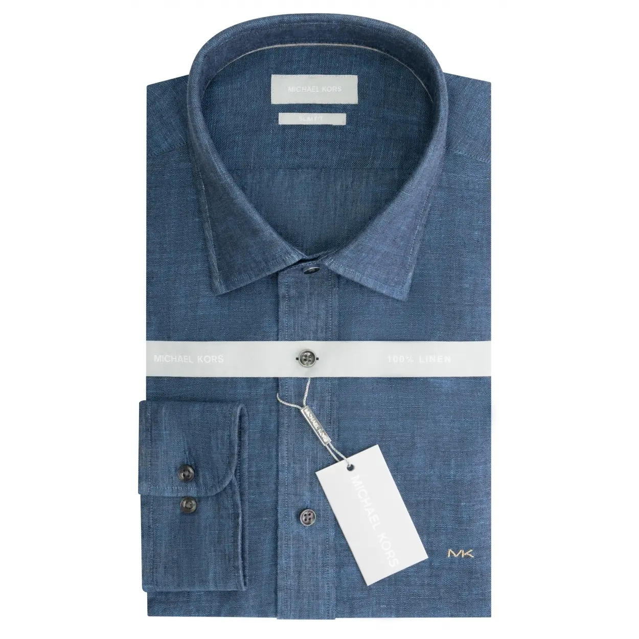 Langarmshirt Michael Kors Linen Slim Flt
