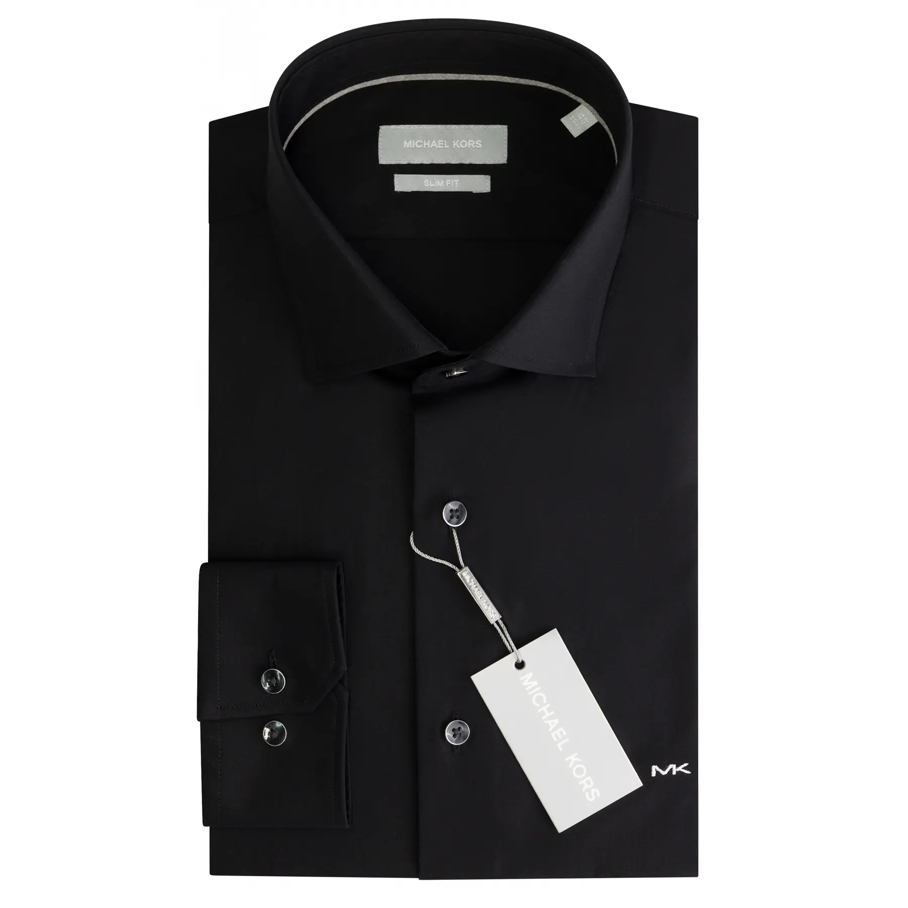 Image of Langarmshirt Michael Kors Poplin Contrast Emb Slim