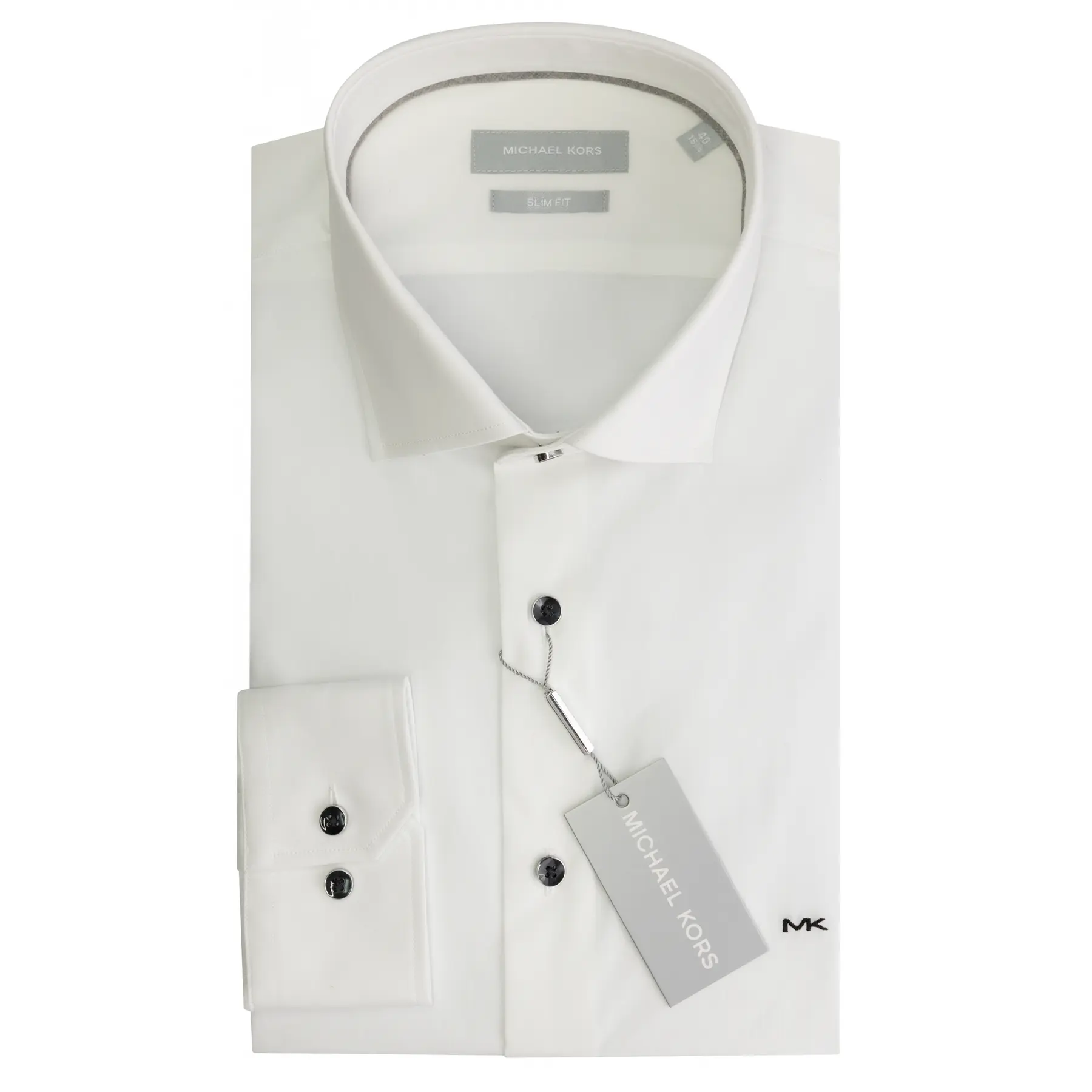 Langarmshirt Michael Kors Poplin Contrast Emb Slim