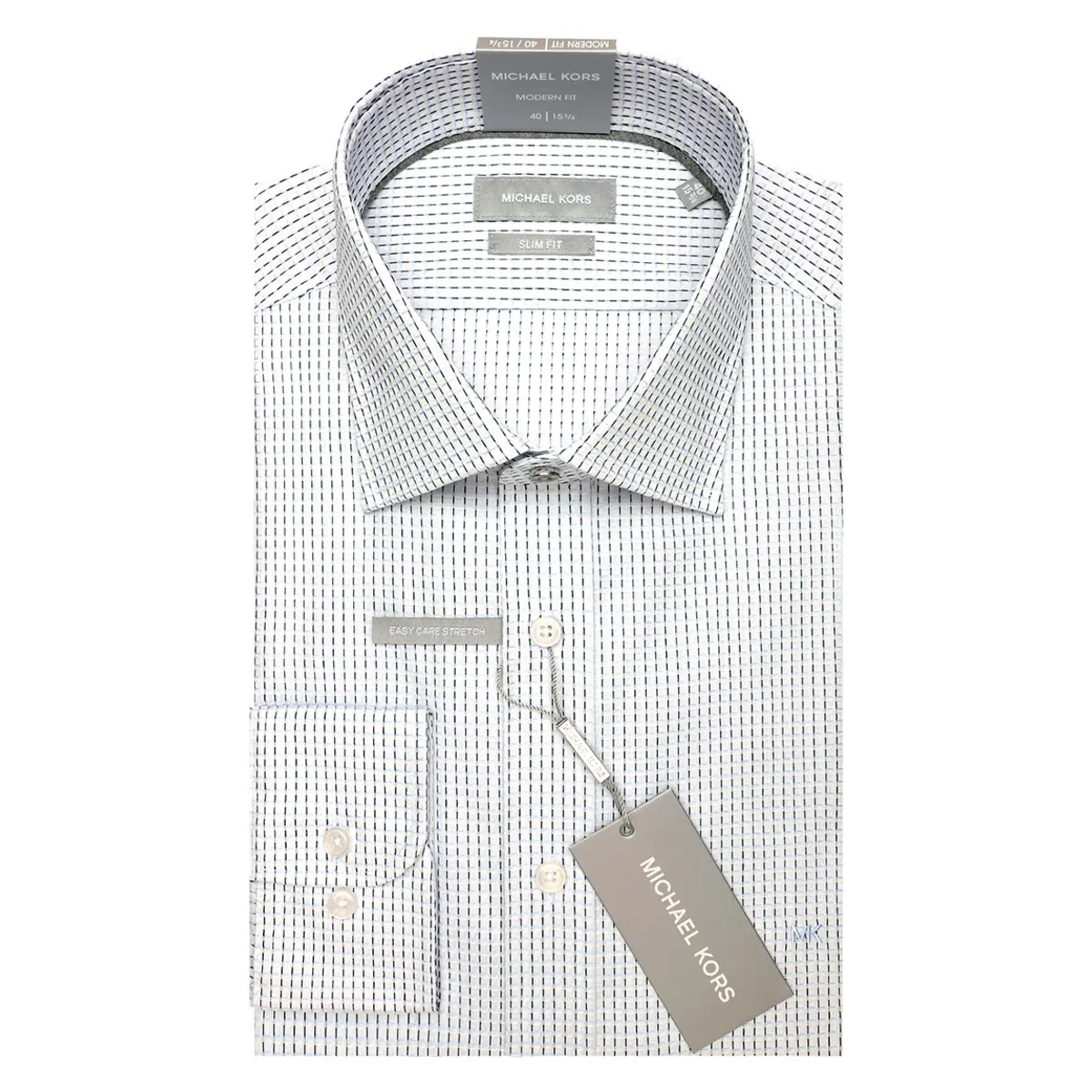 Langarmshirt Michael Kors Shadow Check Slim Fit