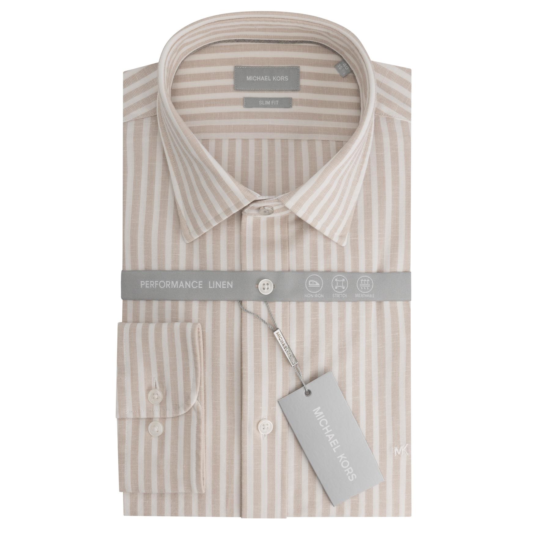 8721076162578 - Hemd Perform Linen Stripe Slim