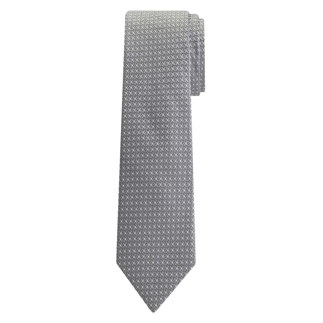 Michael Kors Men's Gris Tie Structured 2 Tone Faux Uni