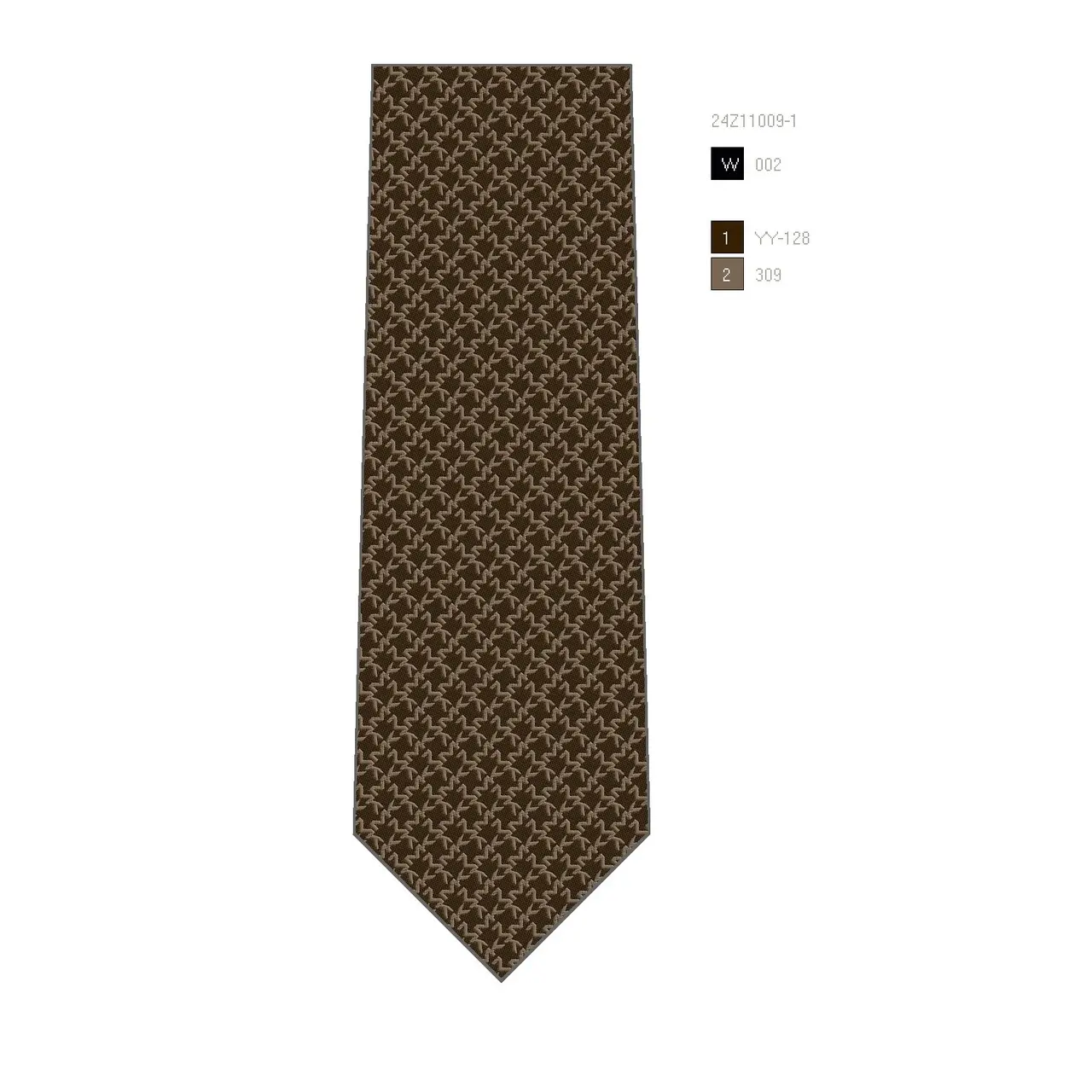 Michael Kors Men's Marron Tie Mk Logo