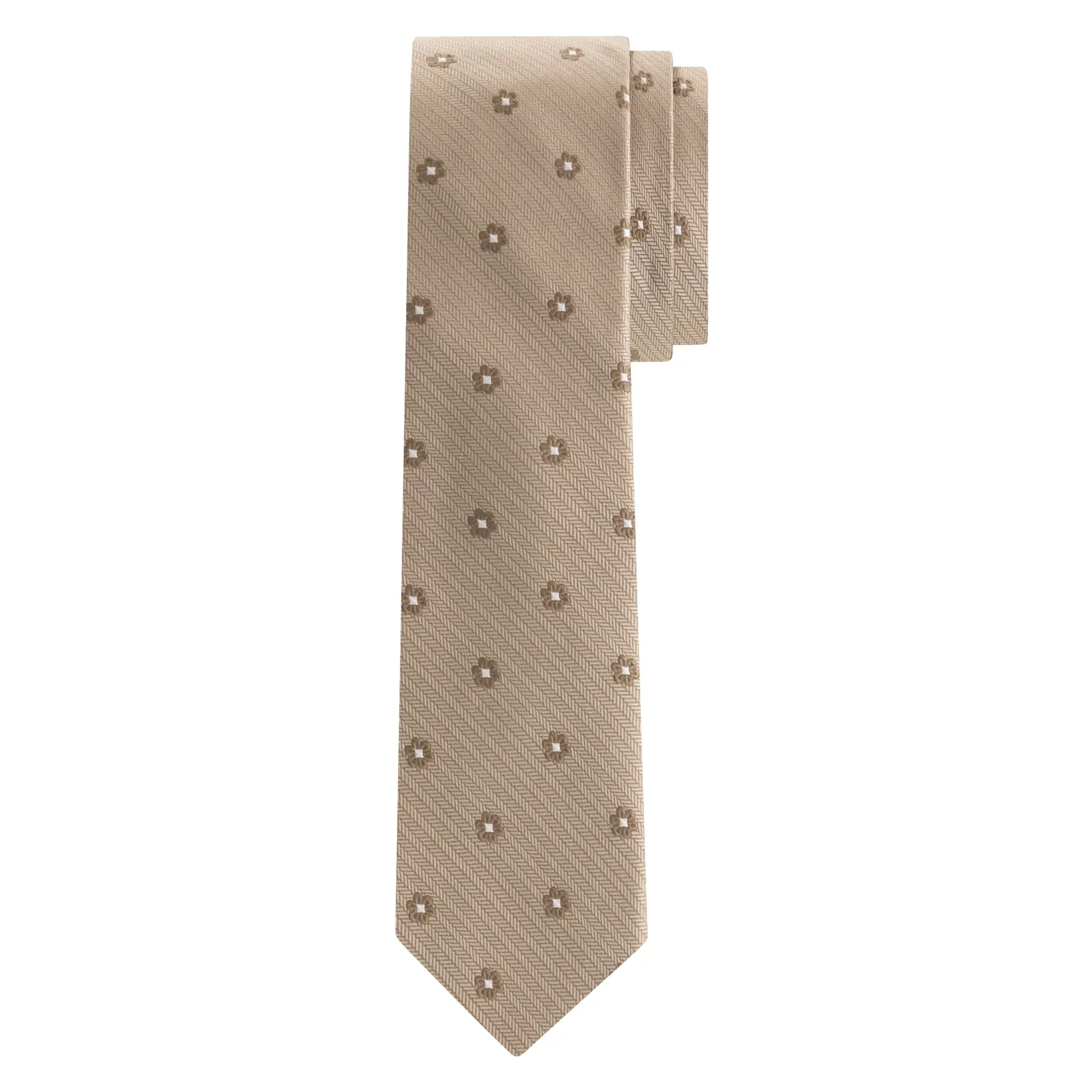Michael Kors Men's Beige Tie Small Flower