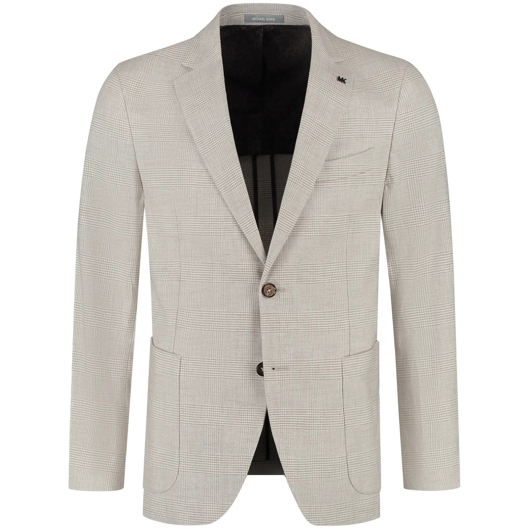 Image of Blazer Michael Kors Linen Blend Check